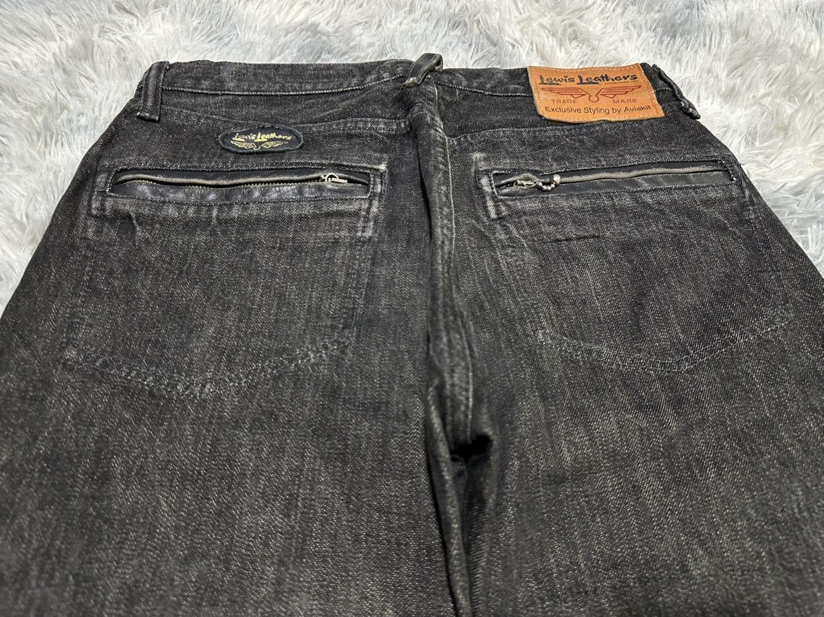 Kapital 🔥Rare Kapital x Lewis Leather Red Tab Selvedge Denim Size US 31 - 12 Thumbnail