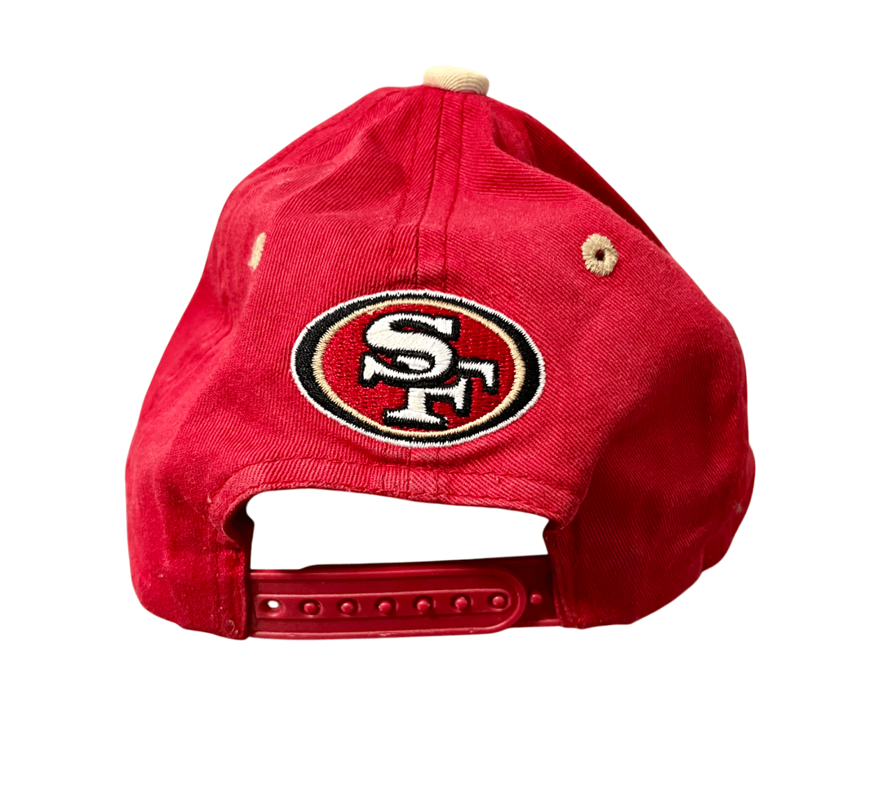 NFL San Francisco 49ers NFL Red & Gold Vintage 90s Snapback Hat Size ONE SIZE - 7 Thumbnail