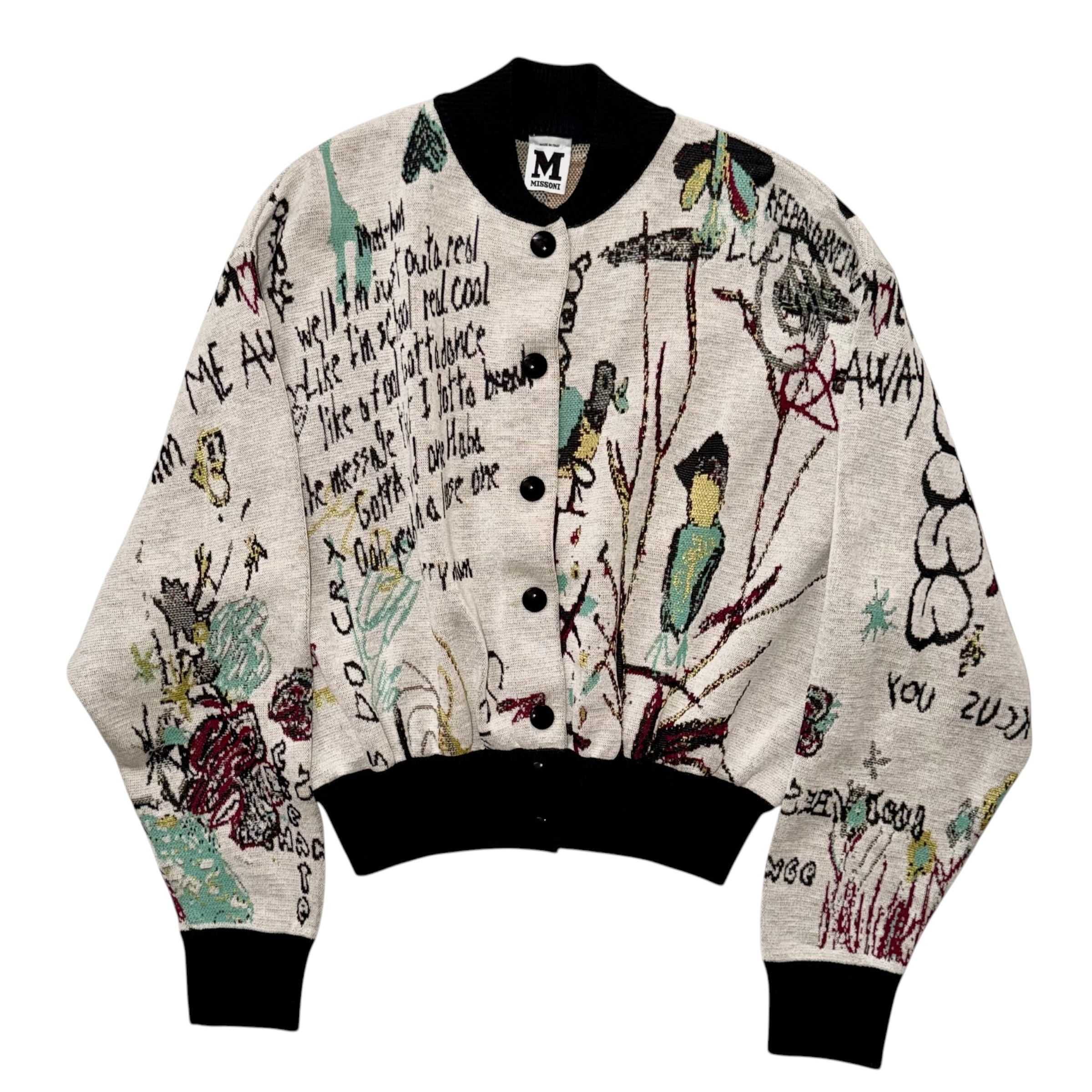 Missoni MISSONI GRAFFITI CROPPED JACKET Size S / US 4 / IT 40 - 1 Thumbnail