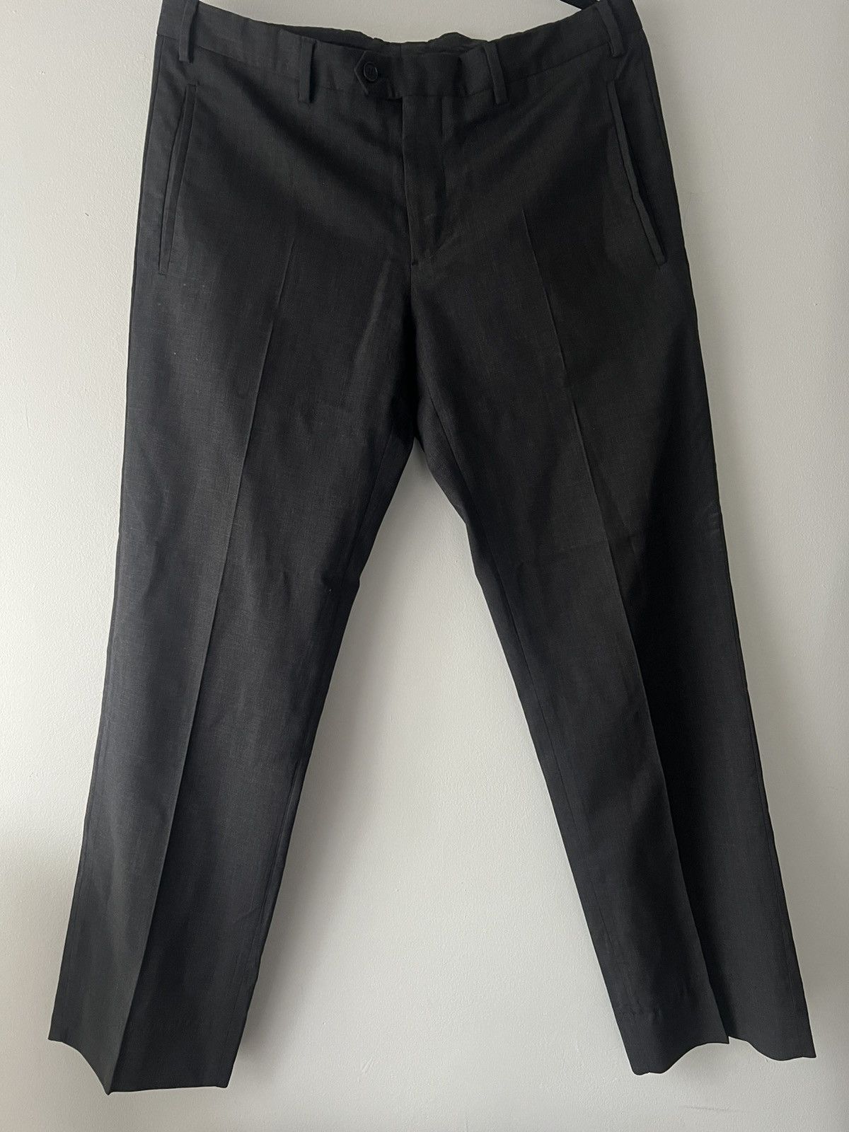 Prada Prada Men’s Grey Wool Mohair Blend Two-Button Suit Size 50R - 9 Thumbnail