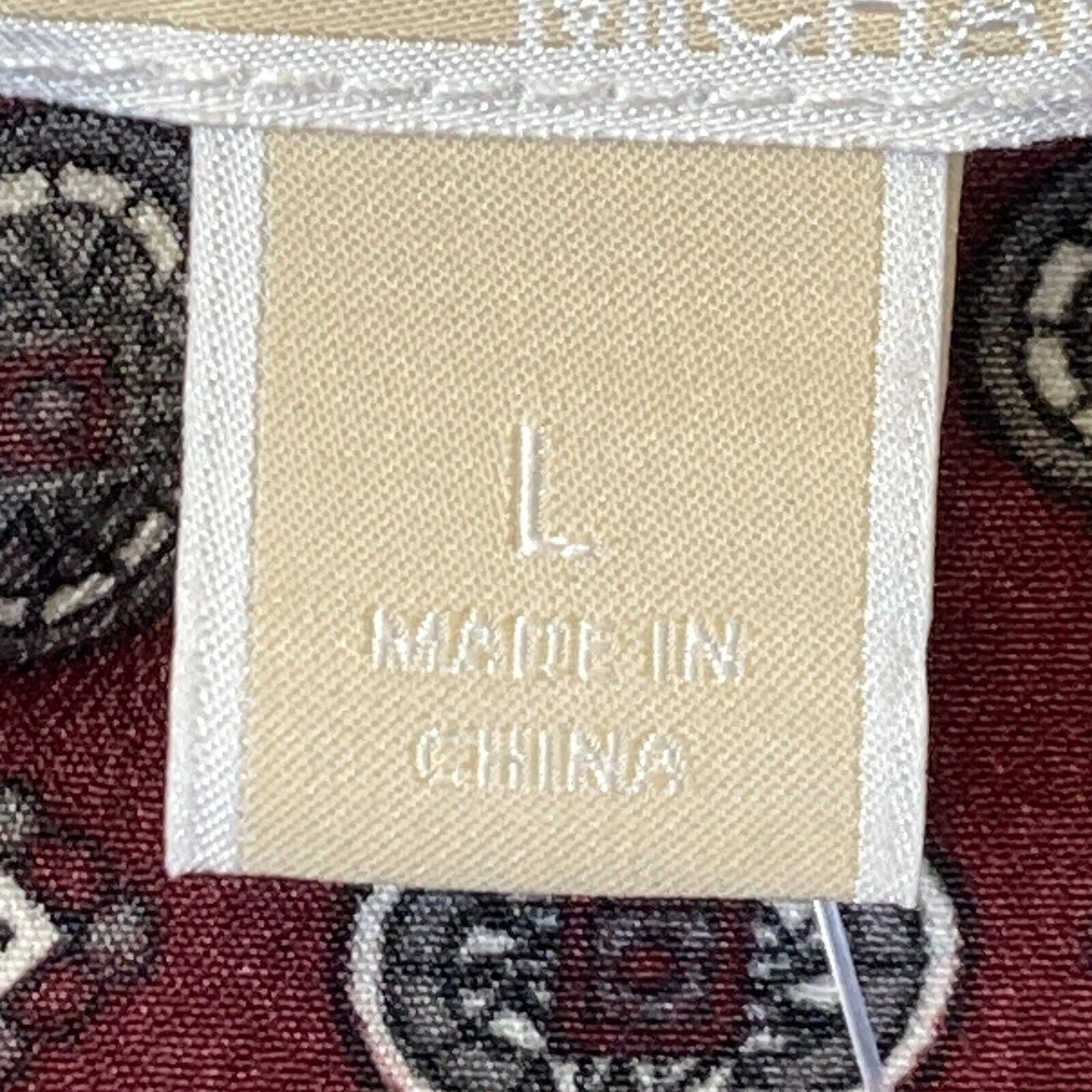 Michael Kors Michael Kors Merlot Wrap Top Printed Foulard Surplice Large Size L / US 10 / IT 46 - 14 Thumbnail