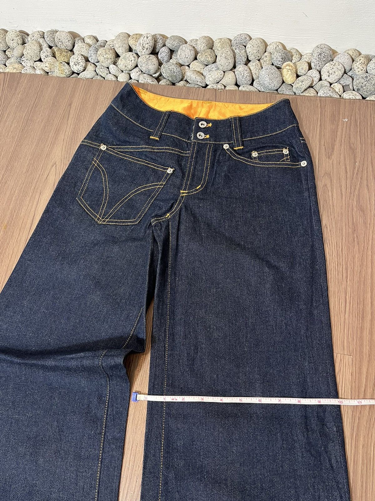 Japanese Brand Comme Ca Models Japan Assymetrical Pocket Jeans Size US 27 - 16 Thumbnail