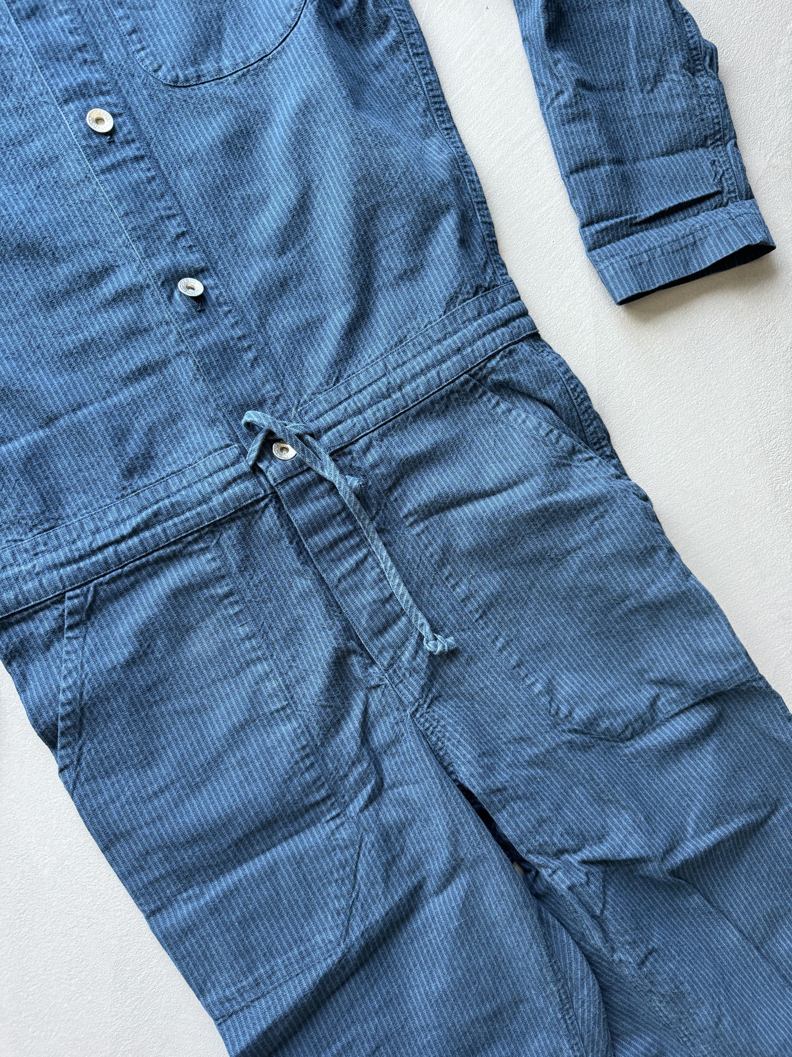 YMC You Must Create YMC Sting Blue Striped Jumpsuit, Overalls Size US 30 / EU 46 - 9 Thumbnail