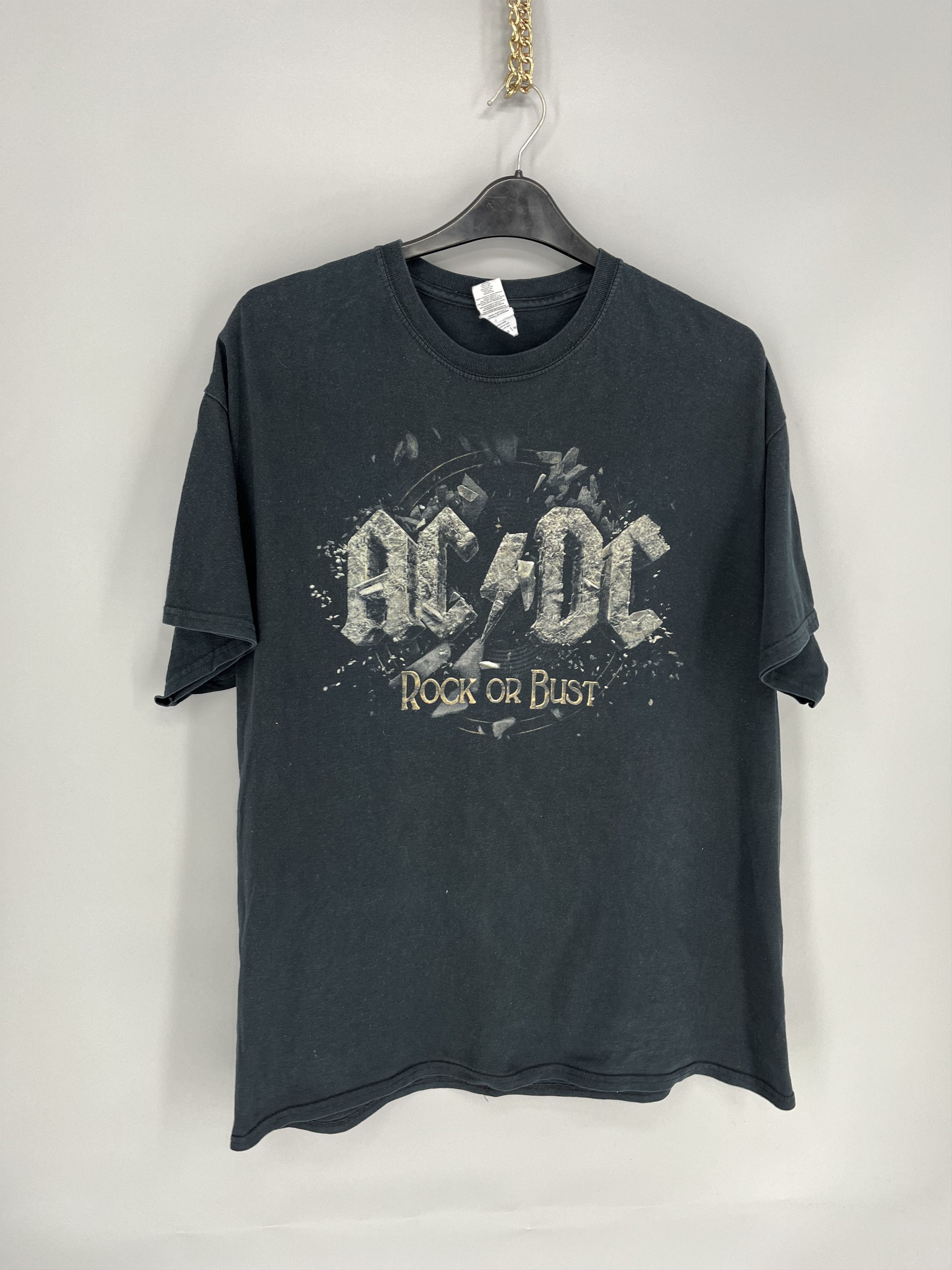 AC/DC ACDC Rock or Bust Heavy Metal Rock T-Shirt Like Size US XL / EU 56 / 4 - 2 Thumbnail