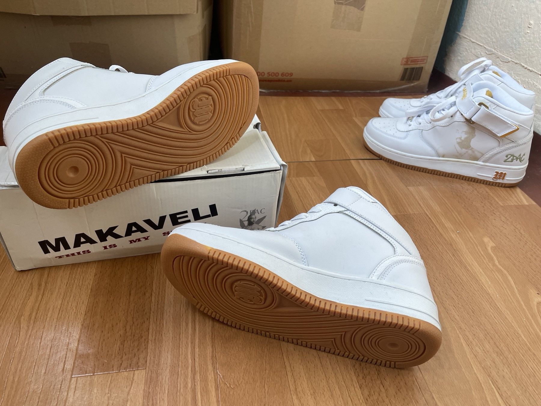Makaveli MAKAVELI Branded sneakers, 2Pac shoes, Hi Top vintage US 9 Size US 9 / EU 42 - 11 Thumbnail