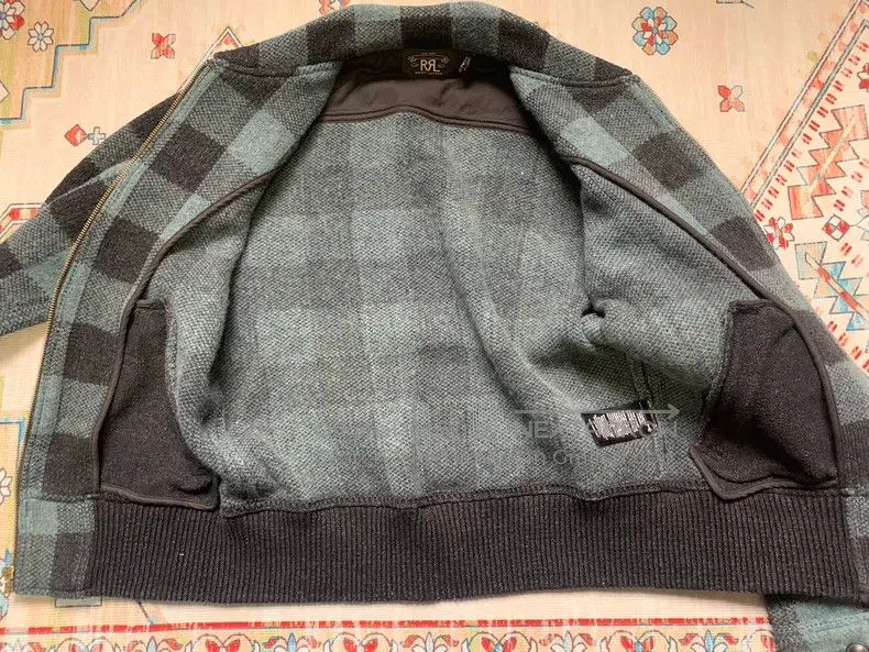 RRL Ralph Lauren RRL Ralph Lauren Classic blue-dyed wool checkered jacket Size US S / EU 44-46 / 1 - 4 Thumbnail