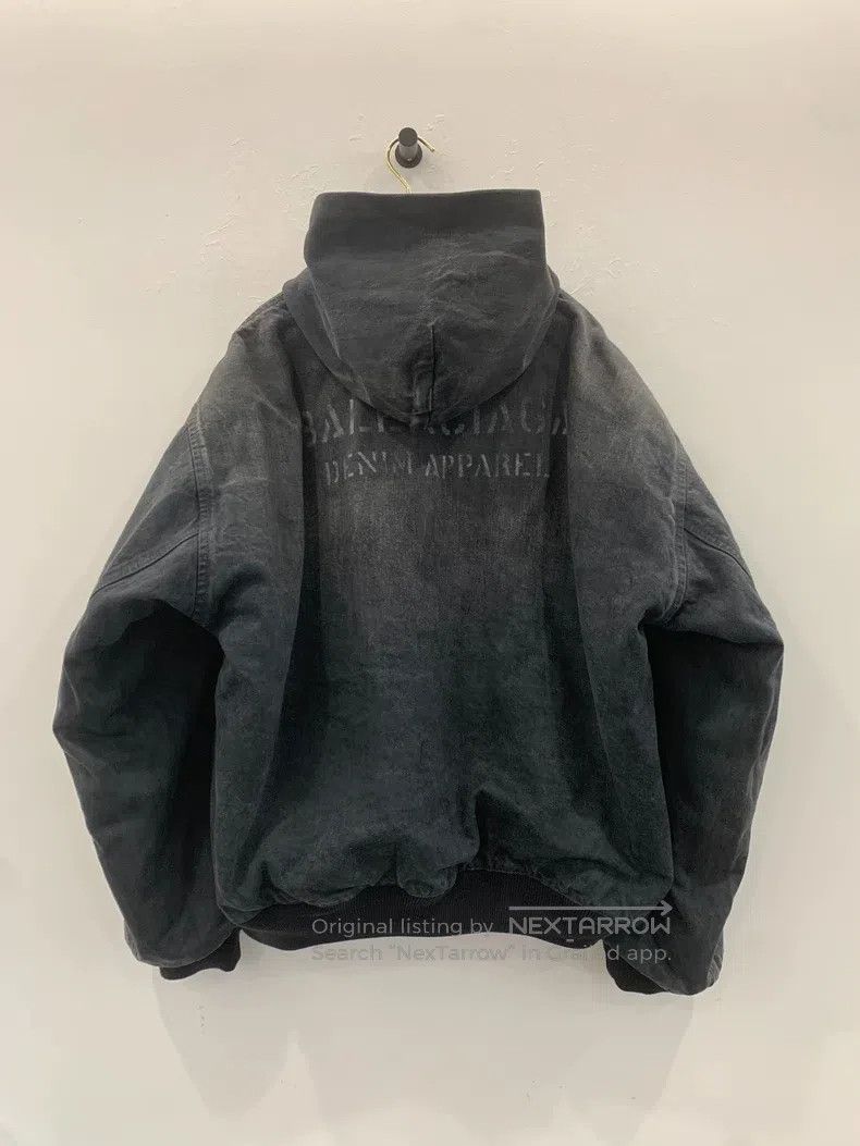 Balenciaga Balenciaga Back Letter Logo Vintage Distressed Grey Denim Size US XS / EU 42 / 0 - 1 Thumbnail