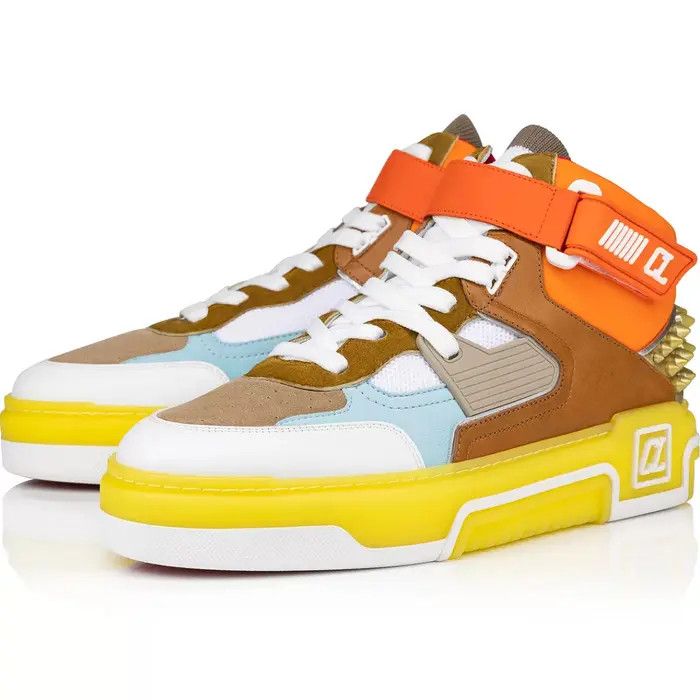Christian Louboutin o1s1wg110325 Astroloubi Mid Flat Calf in Multicolor Size US 10.5 / EU 43-44 - 1 Thumbnail