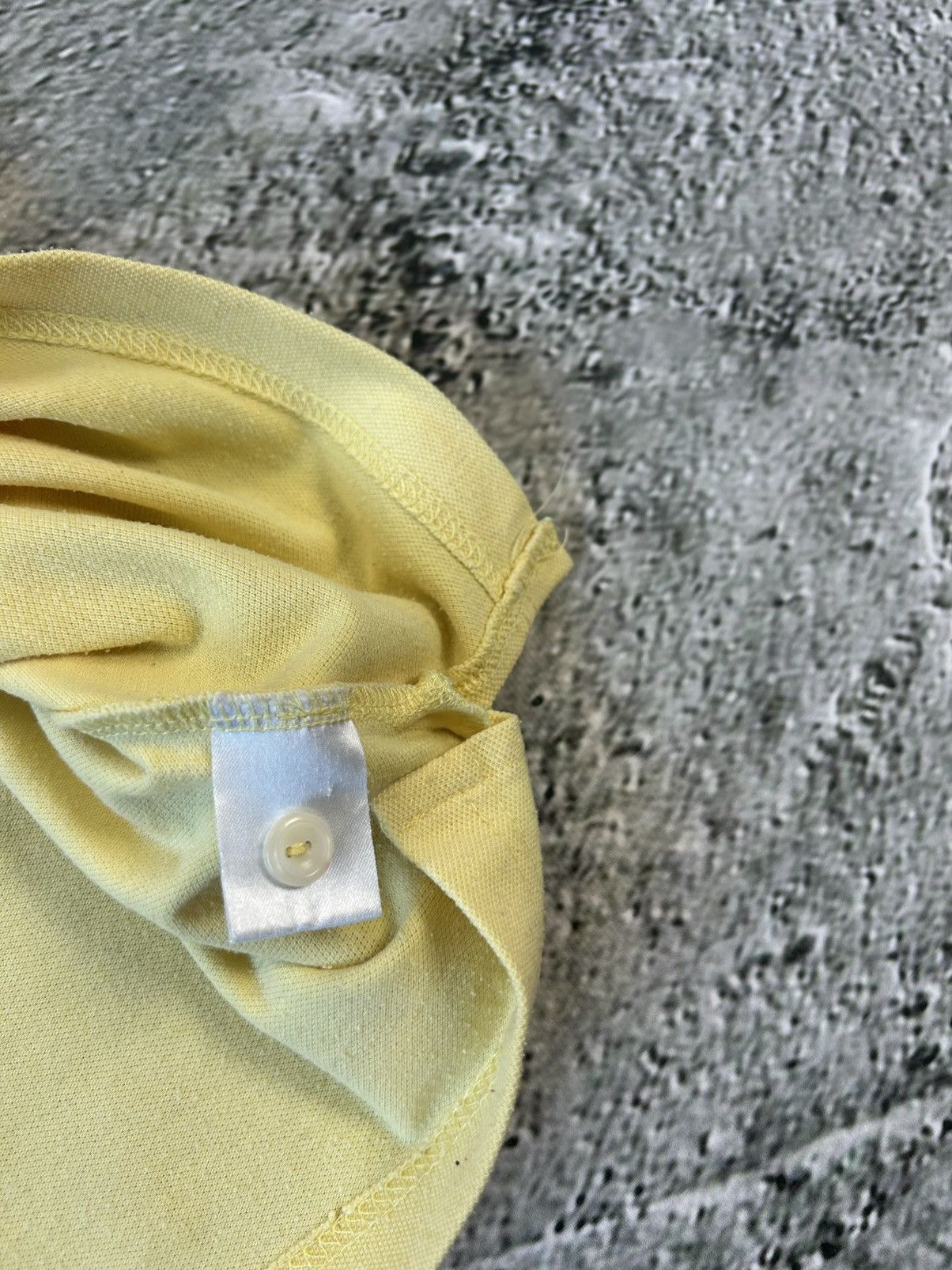 Lacoste × Vintage Lacoste polo t-shirt yellow Serie Limitee Gold Limited Size US S / EU 44-46 / 1 - 4 Thumbnail