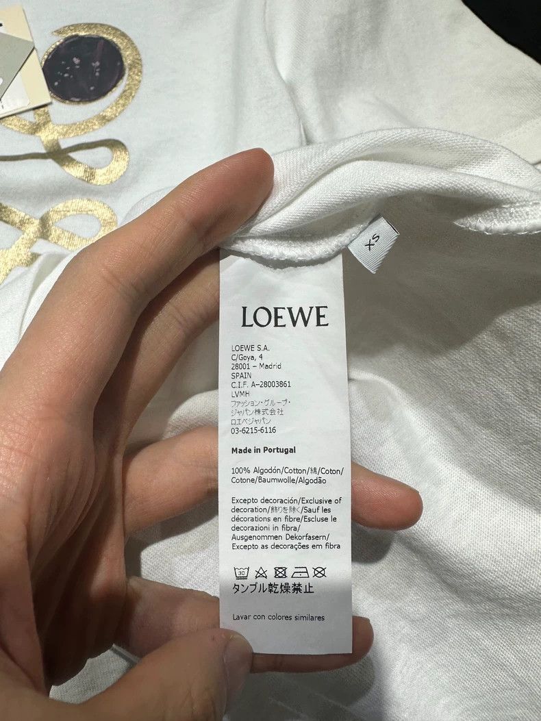Loewe LOEWE Jewelry stamp logo short sleeves Size XS / US 0-2 / IT 36-38 - 3 Thumbnail