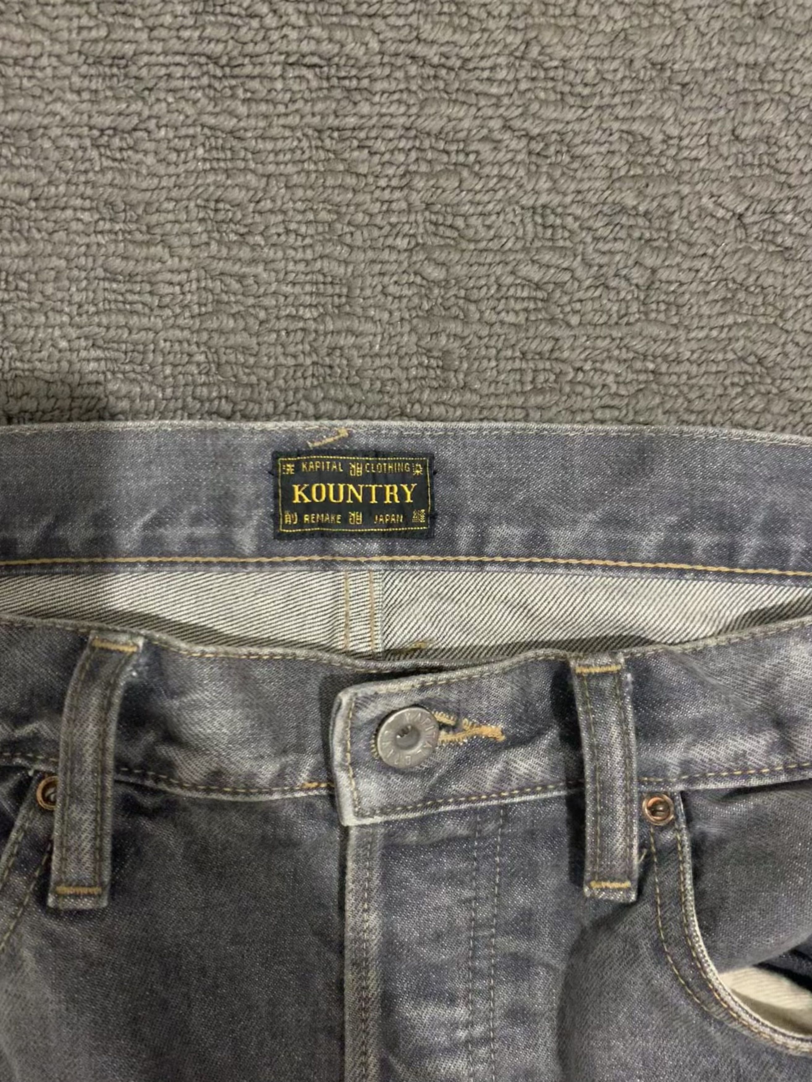 Kapital Kapital 14oz Black Mexican Tuxedo Denim Bone 5p Okabilly 36 Size US 36 / EU 52 - 3 Thumbnail