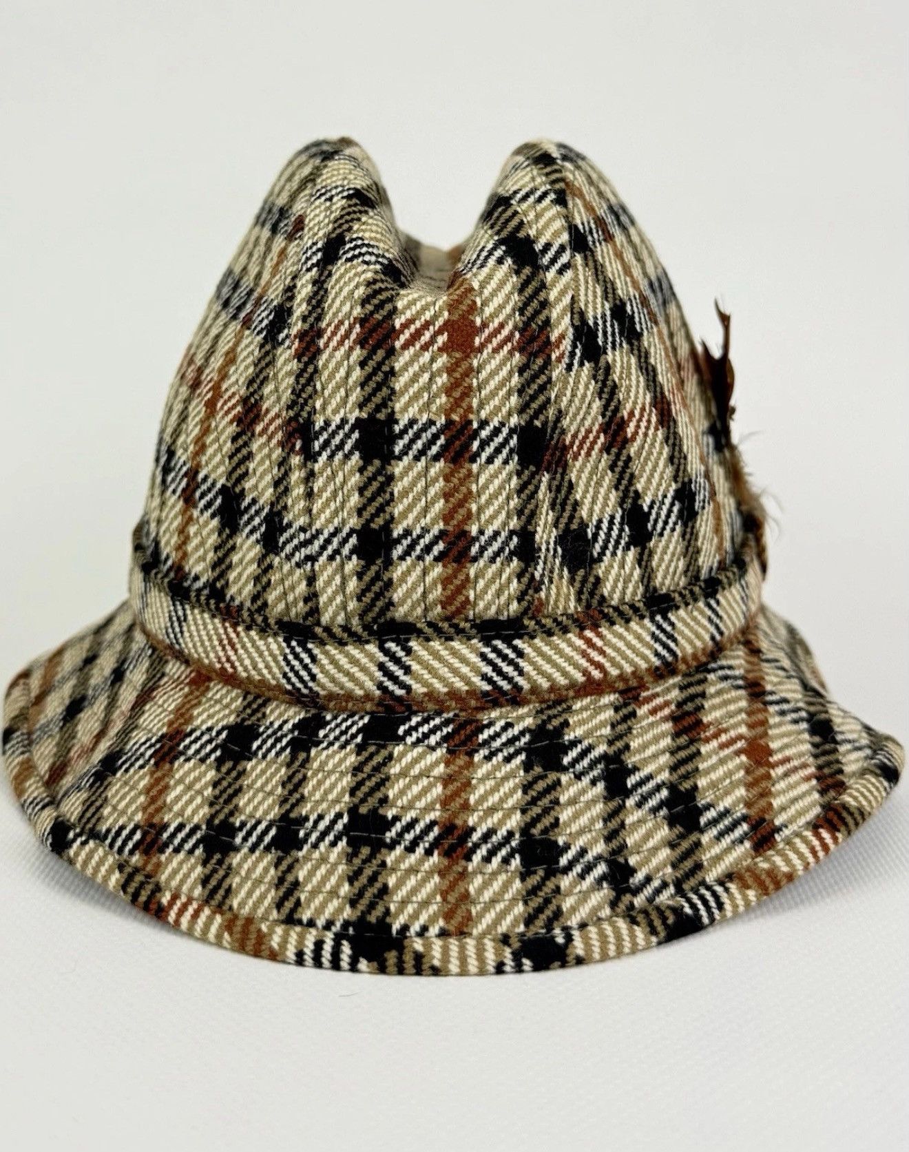 DAKS Vintage Daks London Authentic Plaid Bucket Hat Cap Size ONE SIZE - 3 Thumbnail
