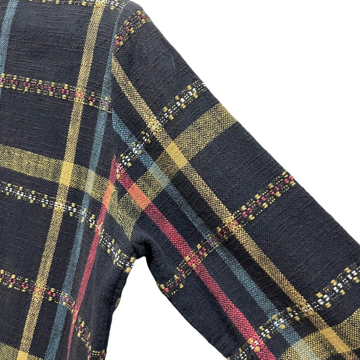 Indigo × Japanese Brand × Vintage Rare Vintage Japanese Boro Shashiko Single Button Jacket Size US M / EU 48-50 / 2 - 12 Thumbnail