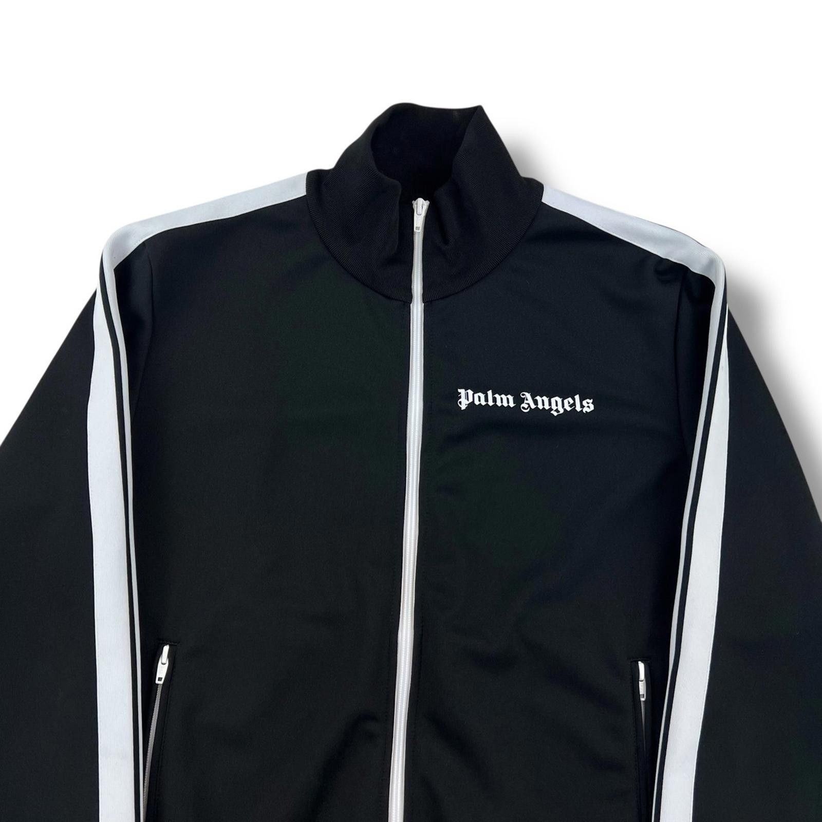 Palm Angels Palm Angels Black Zip Track Jacket Size US L / EU 52-54 / 3 - 1 Thumbnail