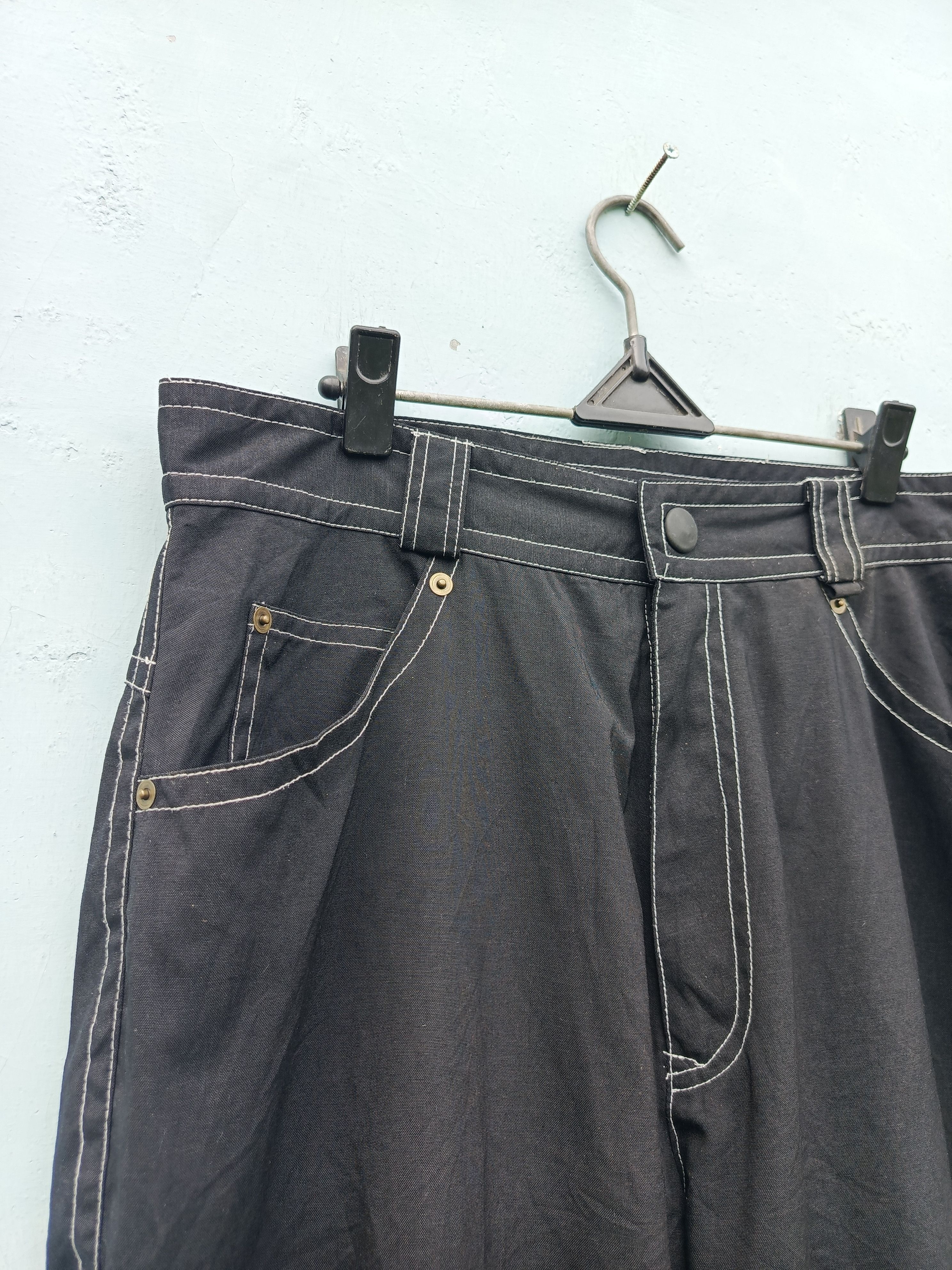Japanese Brand X-10 black pants Size US 32 / EU 48 - 3 Thumbnail