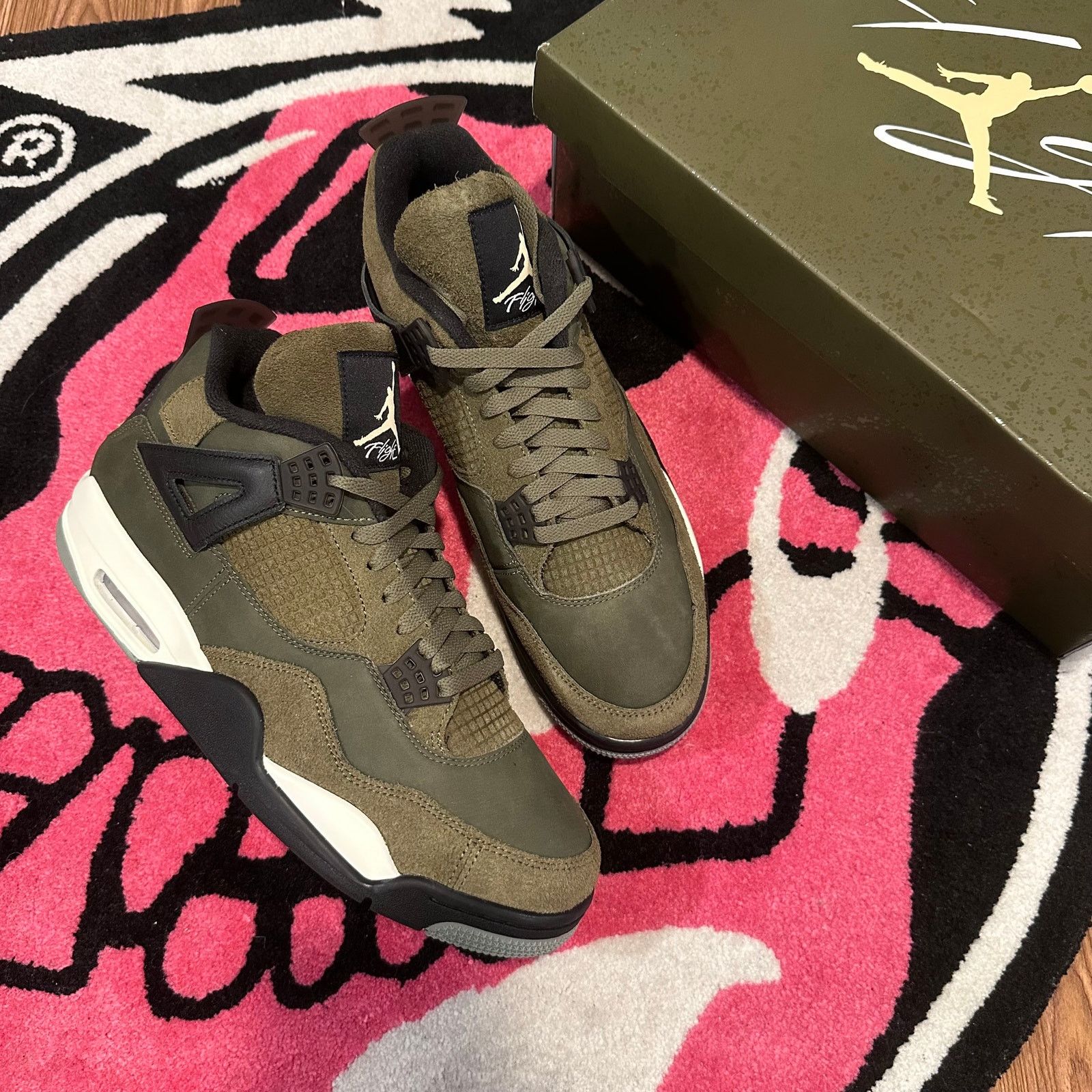 Jordan Brand Jordan 4 Retro SE Craft Medium Olive - Size 11.5 - Brand New Size US 11.5 / EU 44-45 - 1 Thumbnail