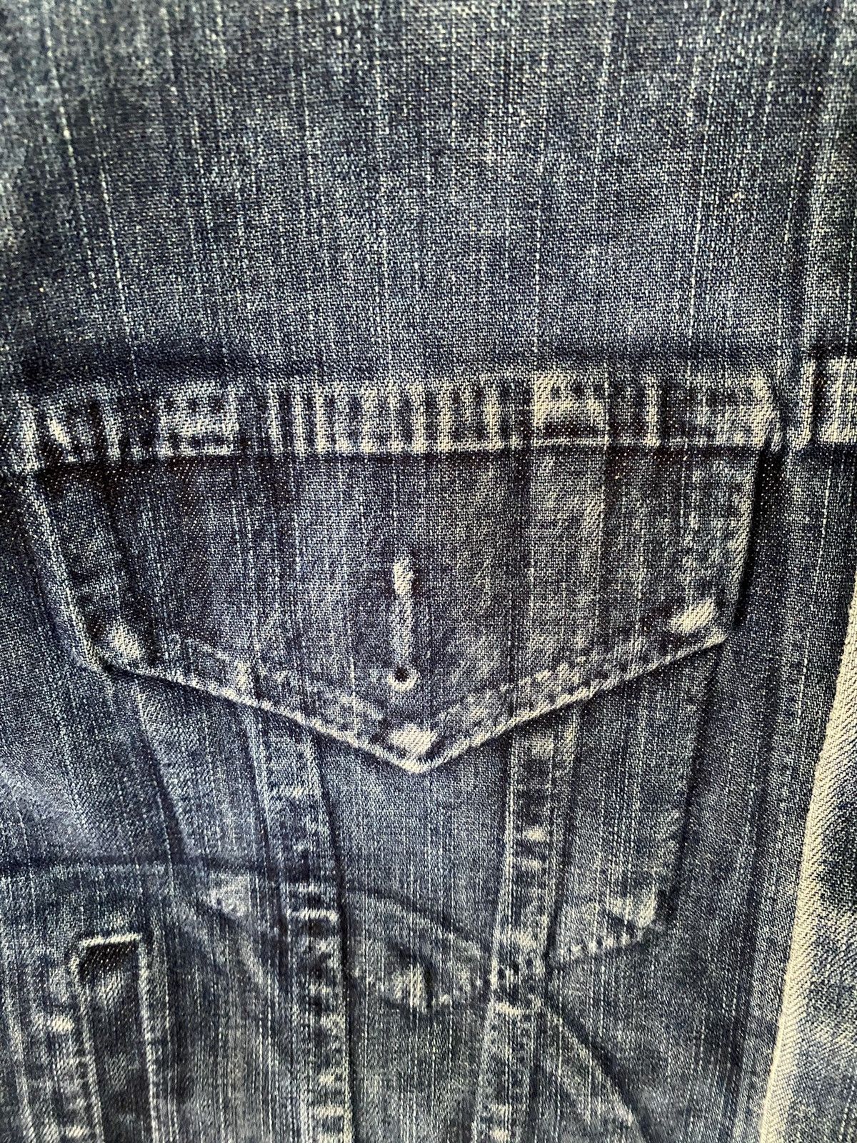 Maison MIHARA YASUHIRO 🔥2000s 🔥 OG trompe l'oeil denim Jacket Size US S / EU 44-46 / 1 - 10 Thumbnail