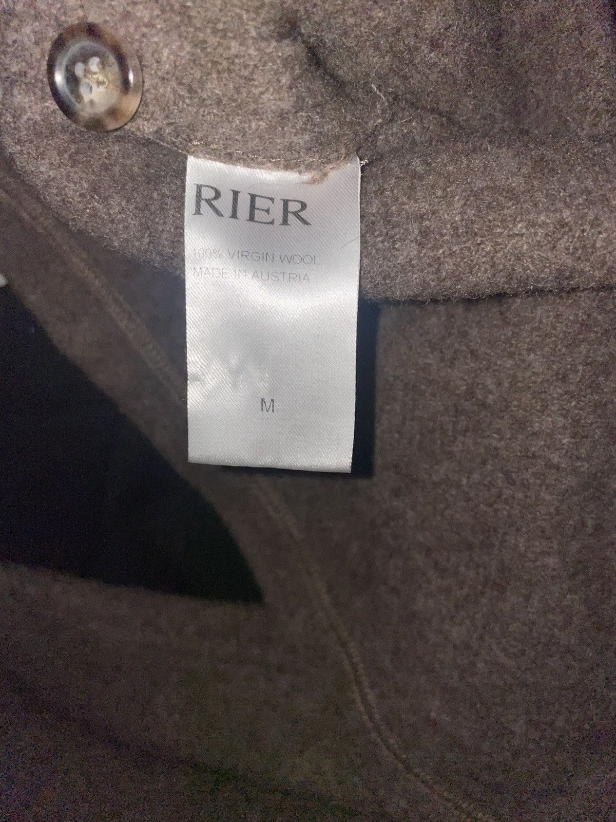 RIER RIER X MONOCLE Fleece Overshirt - Hazelnut Size US M / EU 48-50 / 2 - 6 Thumbnail