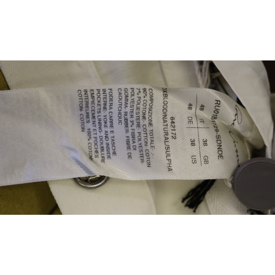Rick Owens o1rshd1 Outershirt in Oxblood/Natural/Sulphate Size US M / EU 48-50 / 2 - 2 Thumbnail