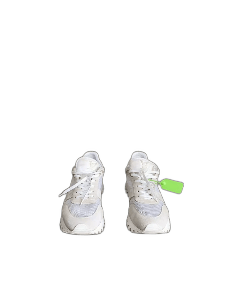 Louis Vuitton Louis Vuitton LV Runner Sneakers in White and Gray Size US 10.5 / EU 43-44 - 1 Thumbnail