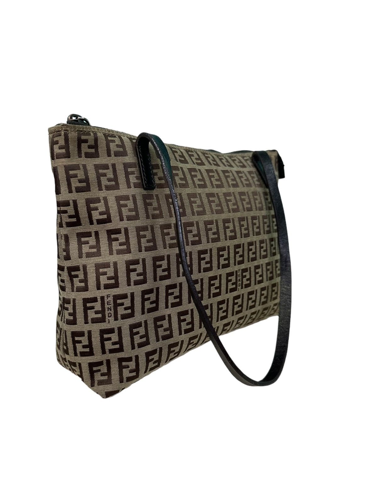 Fendi AUTHENTIC VINTAGE FENDI ZUCCHINO TOTE BAG Size ONE SIZE - 5 Thumbnail