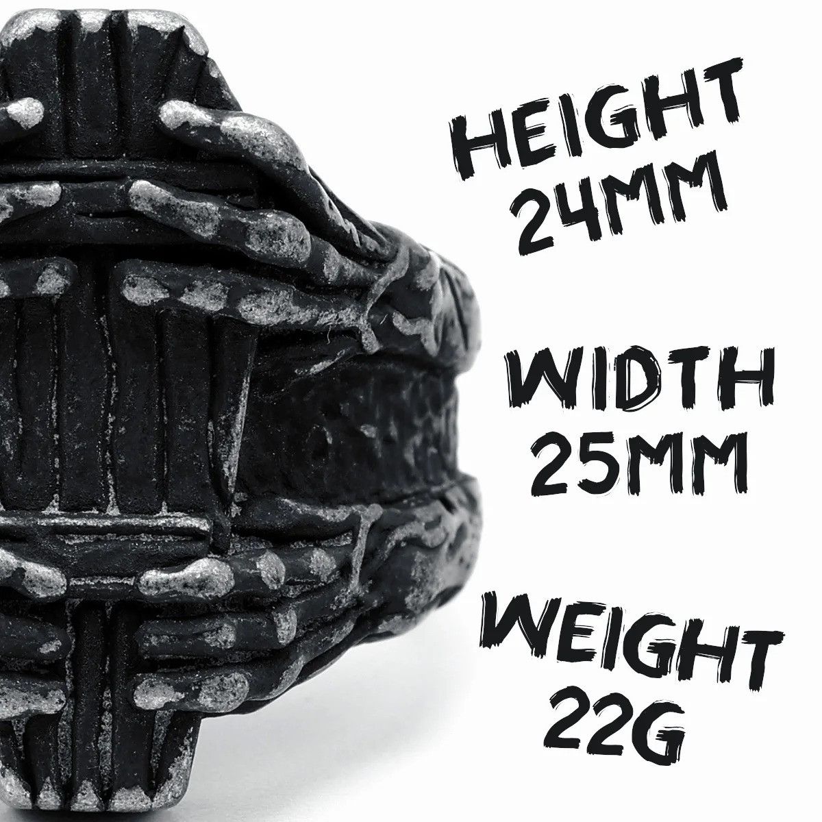 Jewelry Coffin Ghost Ring Streetwear Jewelry Fashion Gift Size ONE SIZE - 4 Thumbnail