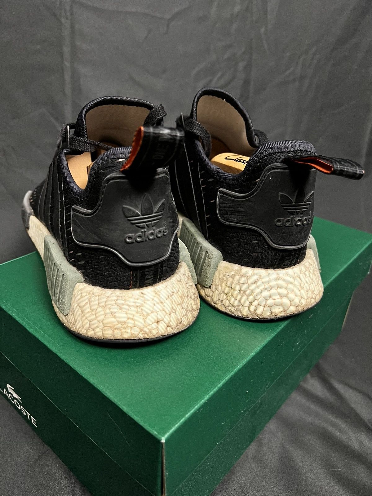 Adidas × Japanese Brand RARE Adidas NMD R1 base green core black Size US 10 / EU 43 - 7 Thumbnail