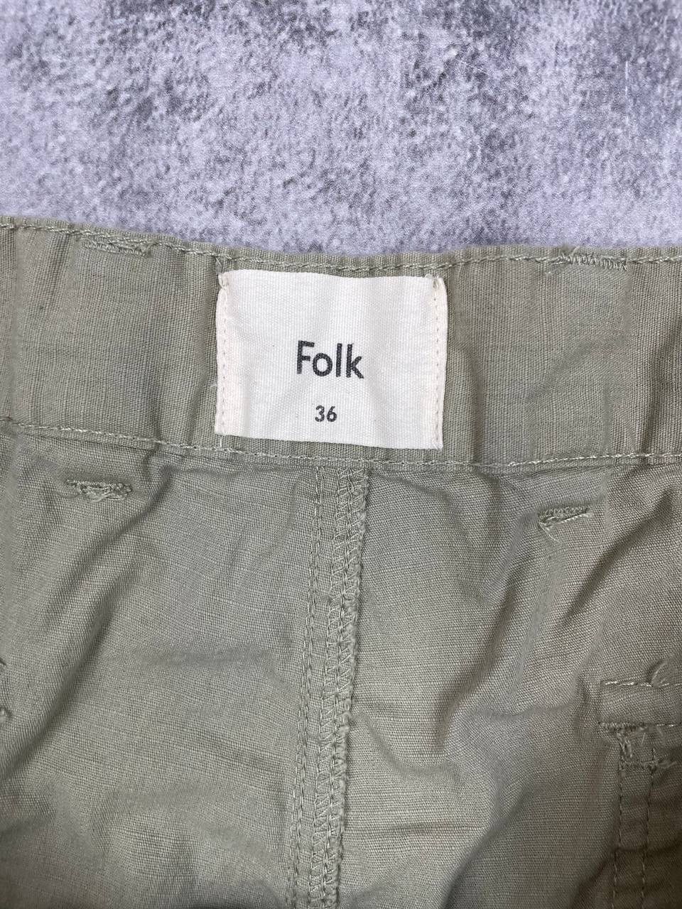 Folk Folk Men Regular Fit Shorts Green Size W36 Size US 36 / EU 52 - 6 Thumbnail