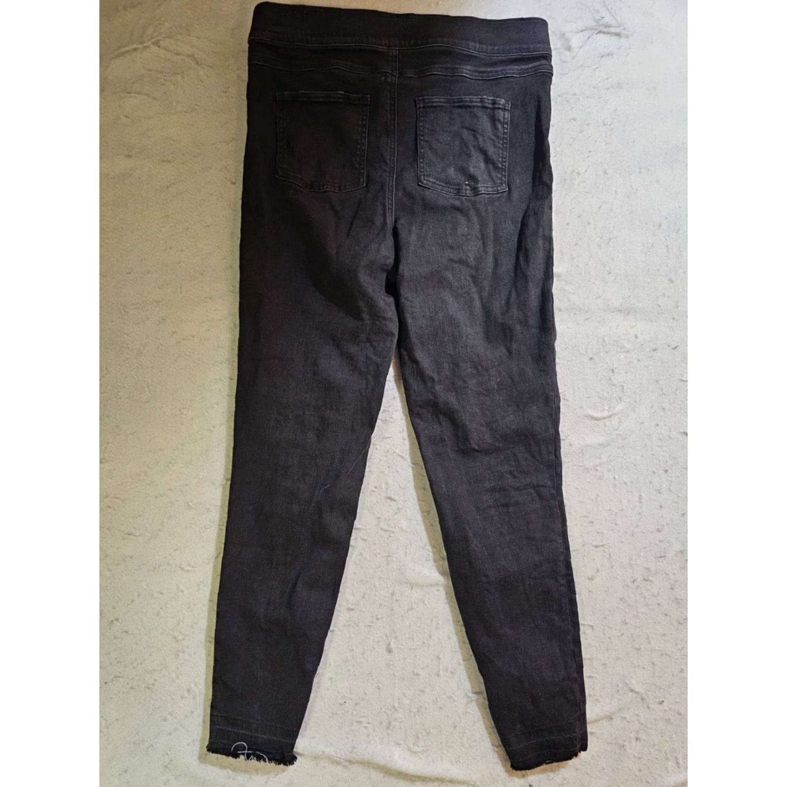 Spanx Spanx Jeans Black Stretch Denim Pull On High Rise Skinny Ankle Jegging Womens XL Size 40" / US 18 - 7 Thumbnail