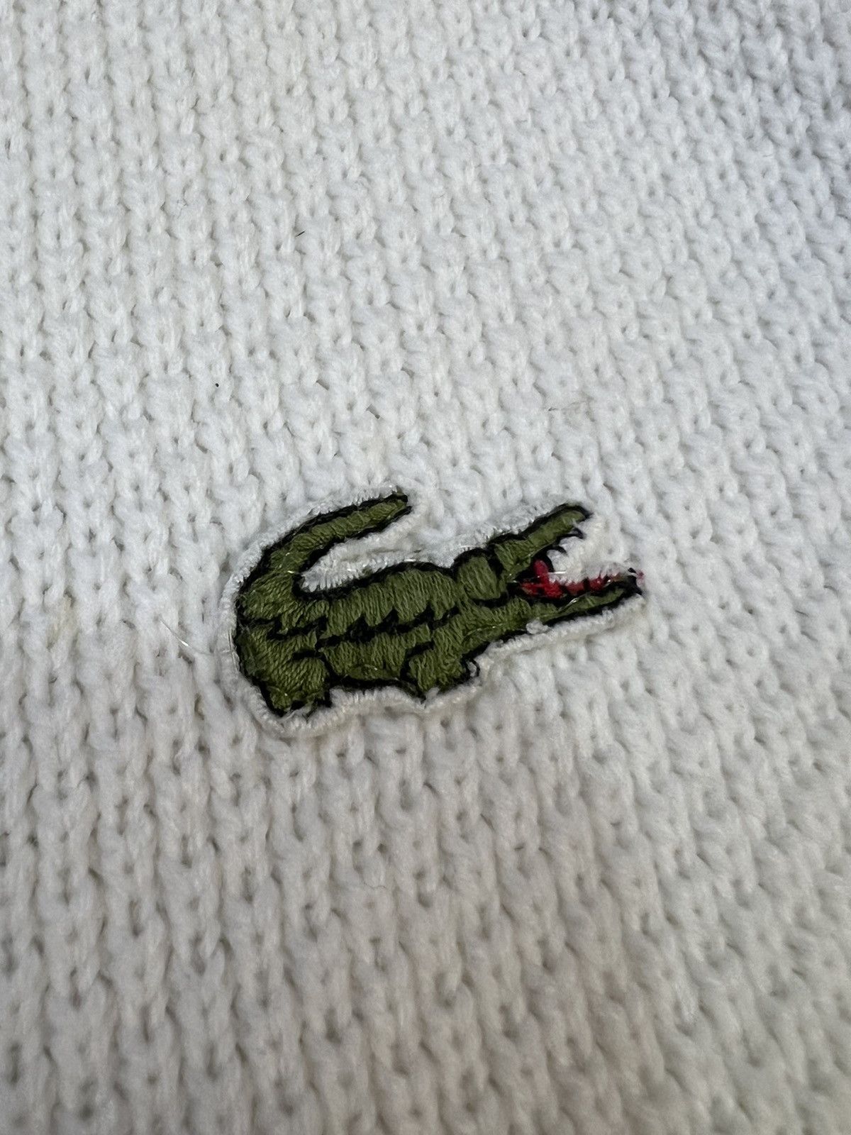 Lacoste × Vintage Vintage Lacoste Knit Sweater Size US L / EU 52-54 / 3 - 8 Thumbnail