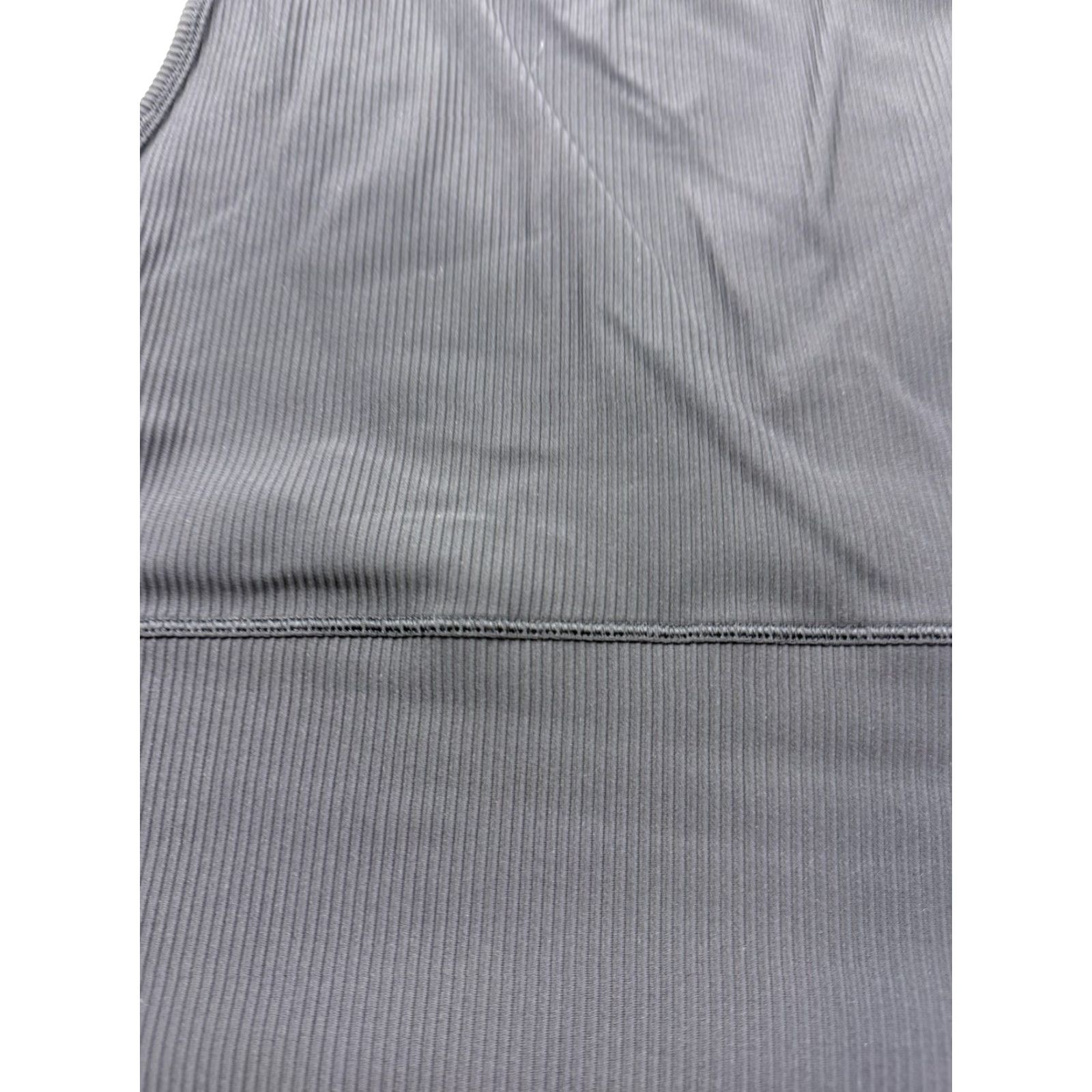 Lululemon Lululemon Sports Bra Womens M Black Ribbed Longline V Neck Yoga Gym Top Size M / US 6-8 / IT 42-44 - 4 Thumbnail