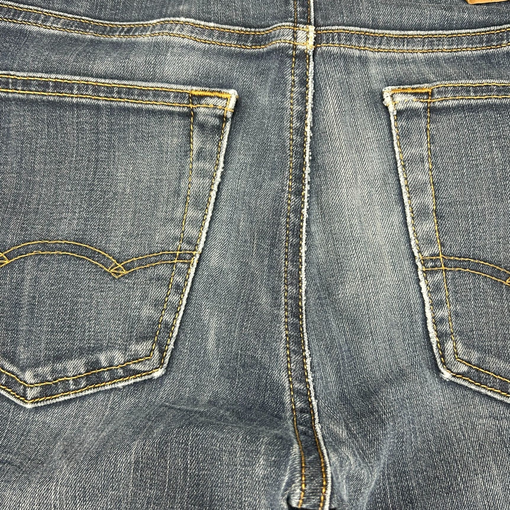 American Eagle Outfitters American Eagle Outfitters Jeans Mens 30x34 Blue Distressed Slim Straight Leg Dark Denim 5-Pocket Distressed Slimming Men Size US 30 / EU 46 - 4 Thumbnail
