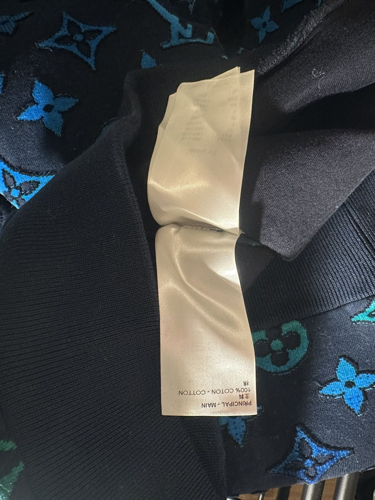Louis Vuitton Louis Vuitton Blue & Green Gradient Monogram Sweater Size US M / EU 48-50 / 2 - 8 Thumbnail