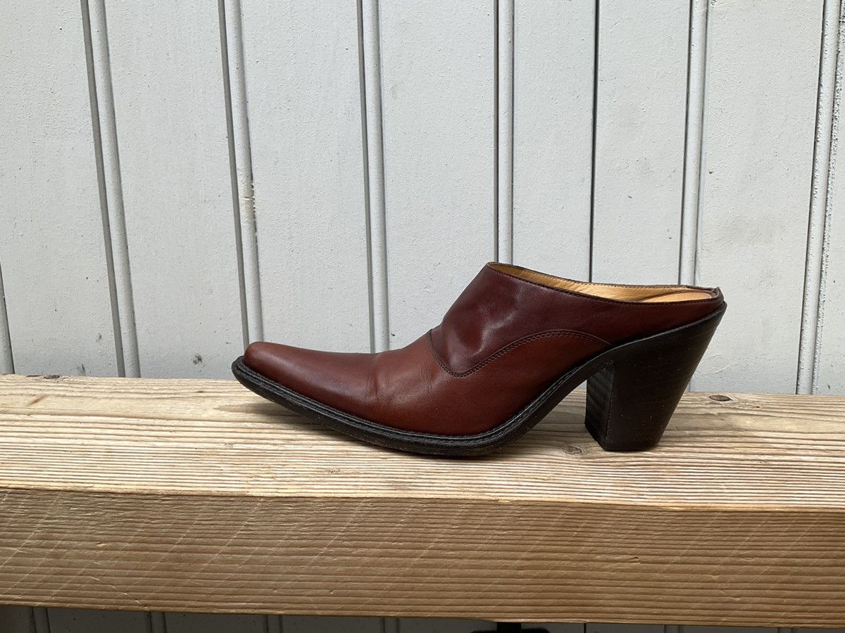 SARTORIO Sartore brown leather mule clogs Size US 6.5 / IT 36.5 - 4 Thumbnail