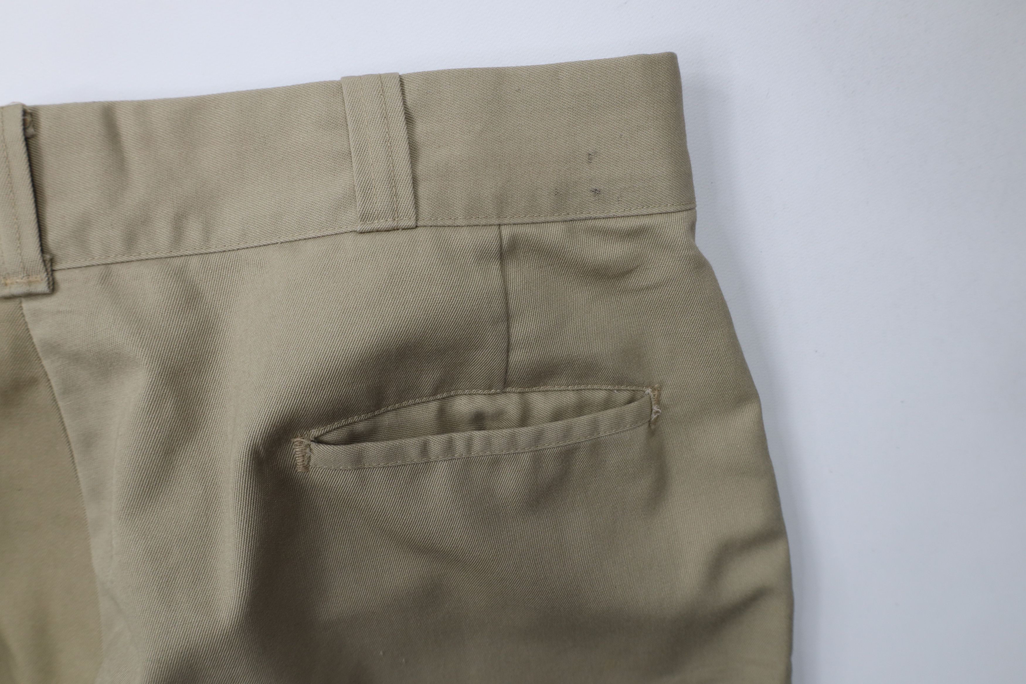 Vintage Vintage 70s OshKosh B'Gosh Wide Leg Chino Pants Beige USA Size US 36 / EU 52 - 13 Thumbnail
