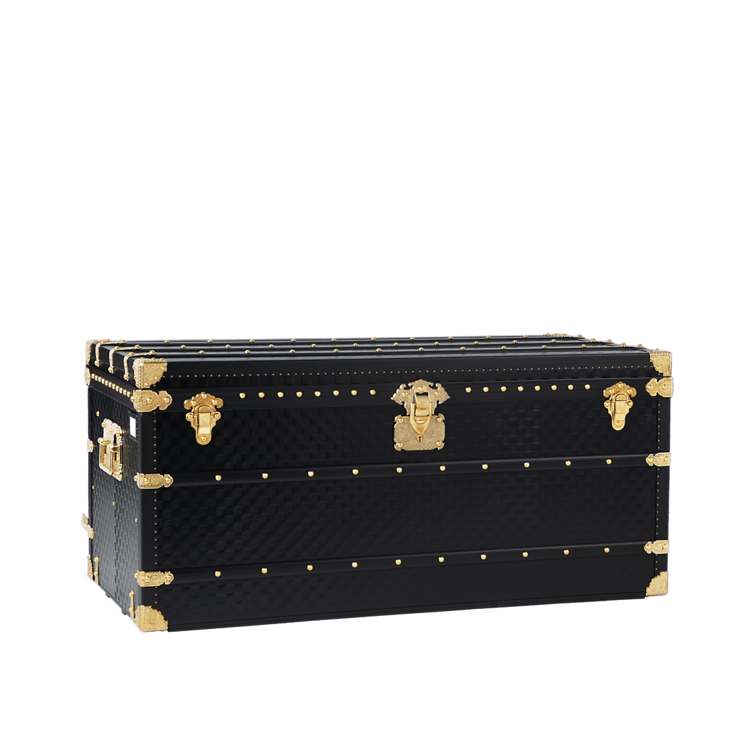 Louis Vuitton Damier Phriendship Leather Black Courrier Lozine 110 Trunk Size ONE SIZE - 8 Thumbnail