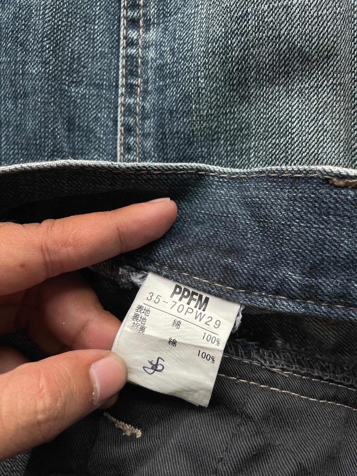 PPFM Rare Archive PPFM In Sleepy London Town Distressed Denim Size US 34 / EU 50 - 5 Thumbnail