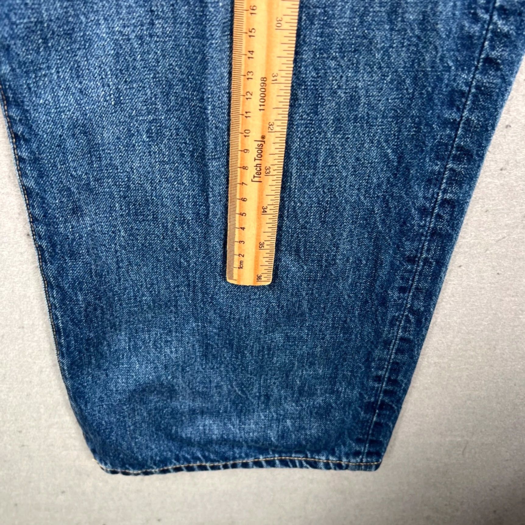 SLVRLAKE SLVRLAKE Womens Denim Jeans High Rise Wide Leg 23 Premium USA Blue Jeans 5-Pocket Size 40" / US 18 - 6 Thumbnail