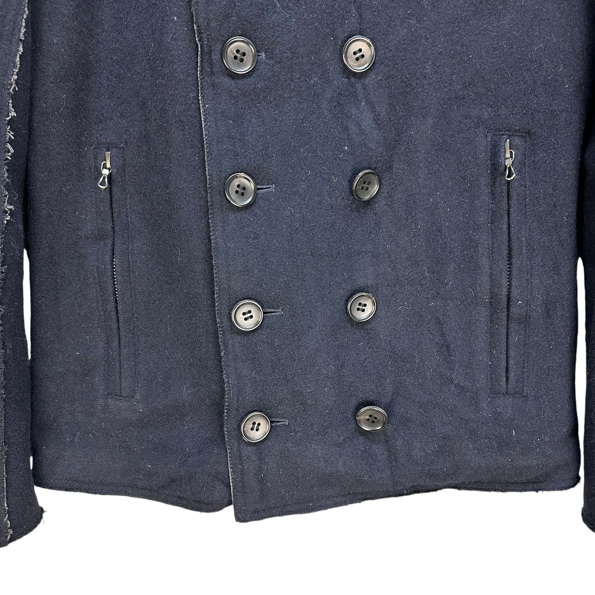 Shellac SHELLAC Deconstructed Double Breasted Wool Coat #A59-1361 Size US S / EU 44-46 / 1 - 3 Thumbnail