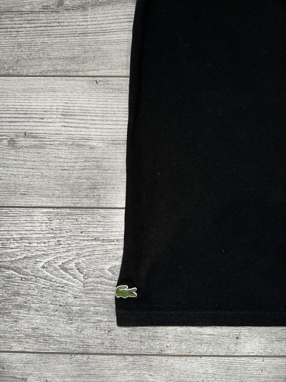 Lacoste Lacoste black t-shirt Size M / US 6-8 / IT 42-44 - 3 Thumbnail