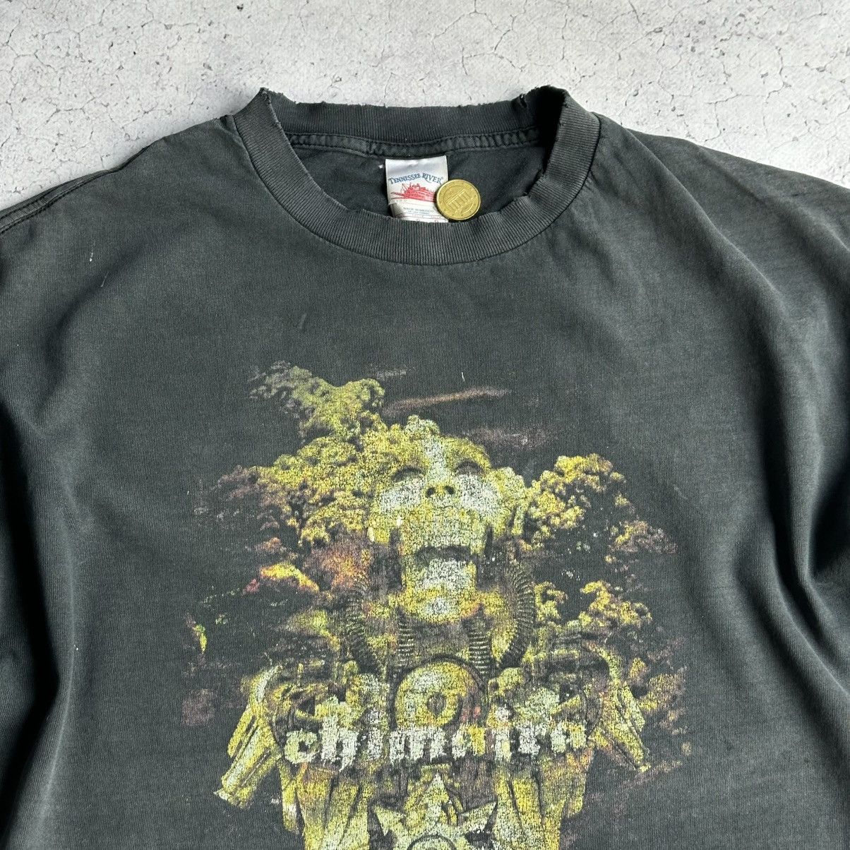 Band Tees Vintage 2000’s Chimaira Black Heavy Metal Faded Tee Size US L / EU 52-54 / 3 - 2 Thumbnail