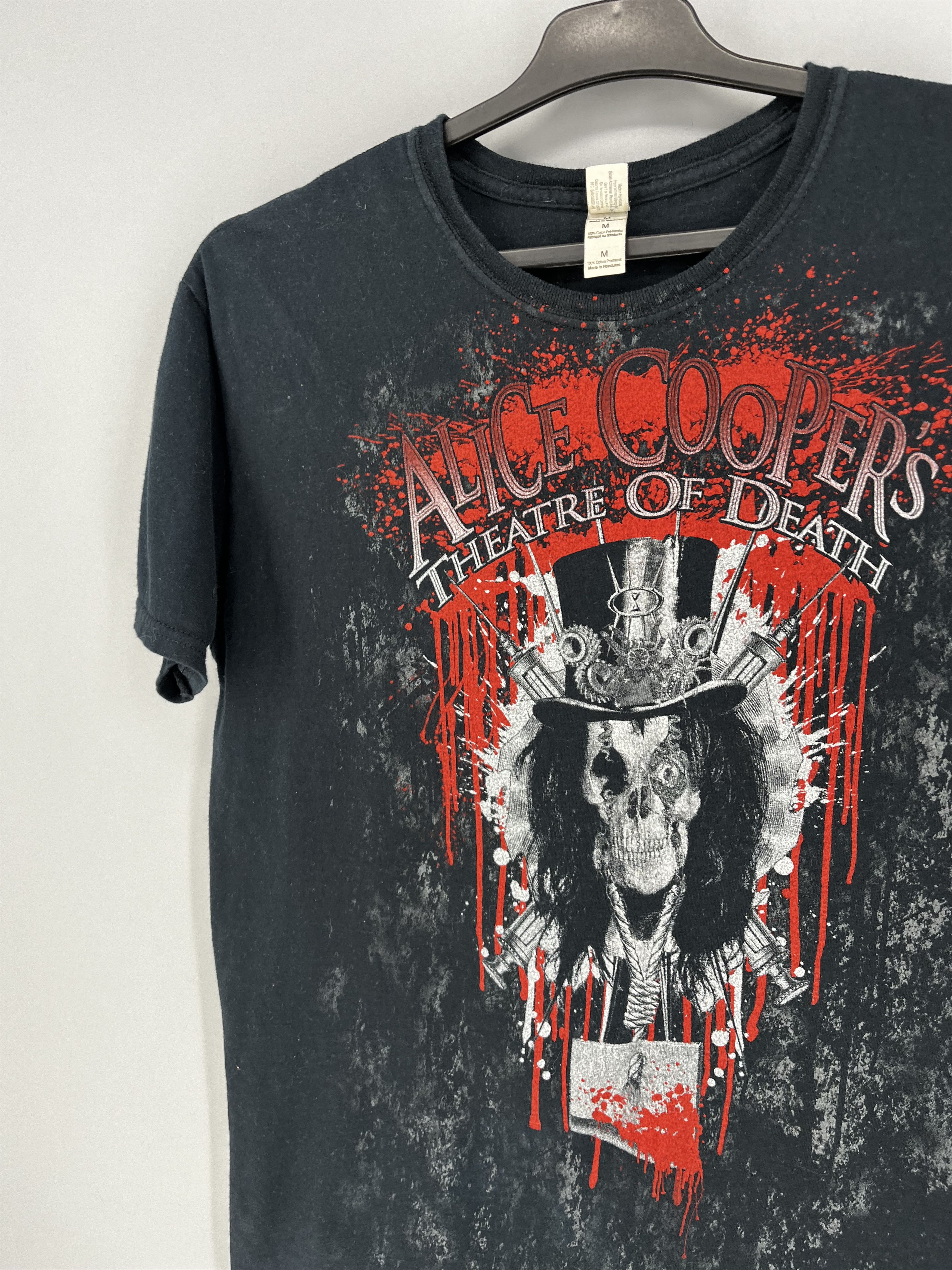 Band Tees Vintage Y2K Alice Cooper Band Skulls Dead Face Horror Tee Size US L / EU 52-54 / 3 - 7 Thumbnail