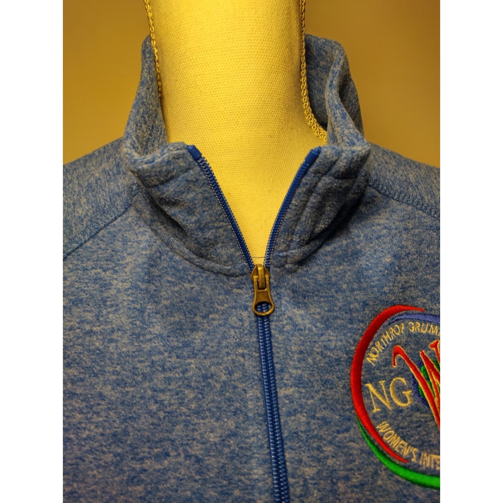 Port Authority Port Authority Women Full Zip Jacket Long Sleeve Pocket Blue Size M / US 6-8 / IT 42-44 - 3 Thumbnail