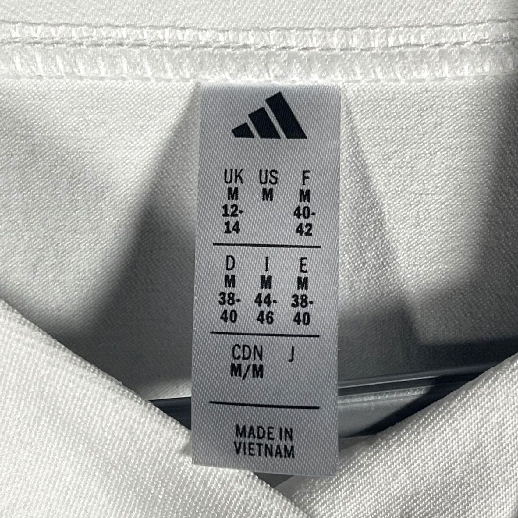 Adidas Adidas Jersey Shirt Mens Medium White Henley Snap Baseball Short Sleeve Jersey Sample JI8246 KPN86 Size US M / EU 48-50 / 2 - 7 Thumbnail