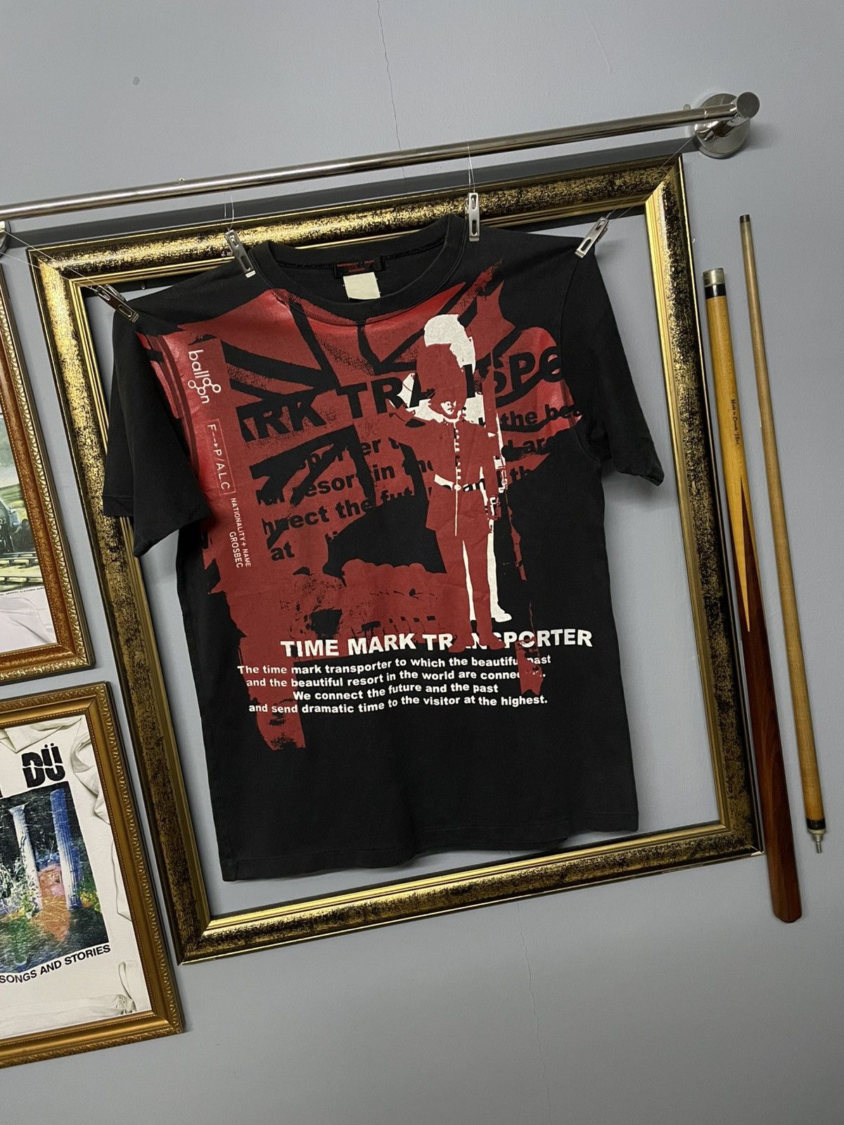 Japanese Brand Vintage 90s Japan NationalityName Grosgec Patriotic Punk Tee Size US S / EU 44-46 / 1 - 2 Thumbnail
