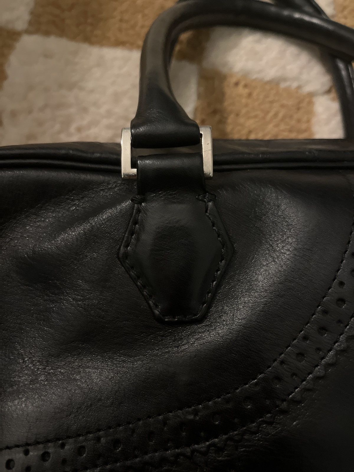 Y's Y’s Black Leather Bowler Bag Size ONE SIZE - 5 Thumbnail