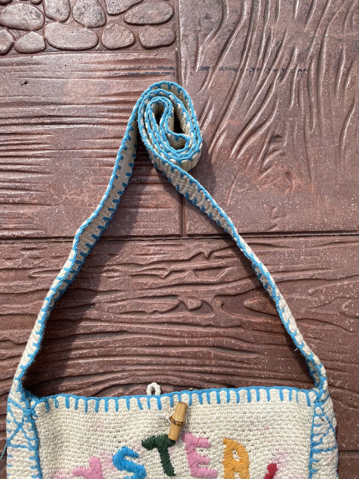 Hysteric Glamour ‼️ARCHIVED‼️90s HYSTERIC GLAMOUR Crochet Knit Sling Bag Size ONE SIZE - 11 Thumbnail