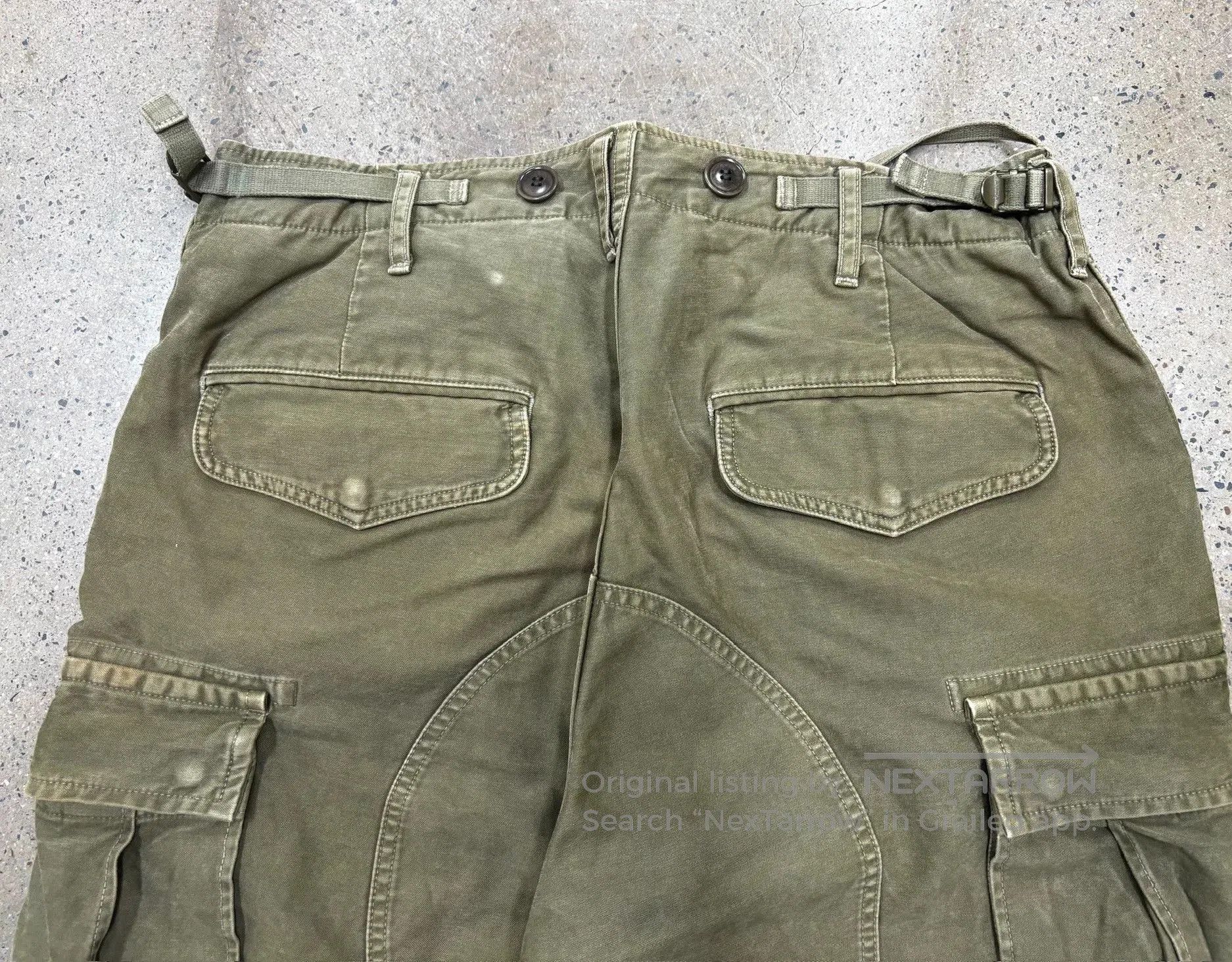Visvim Visvim Olive Green Cargo Shorts for Men. Size US 28 / EU 44 - 6 Thumbnail