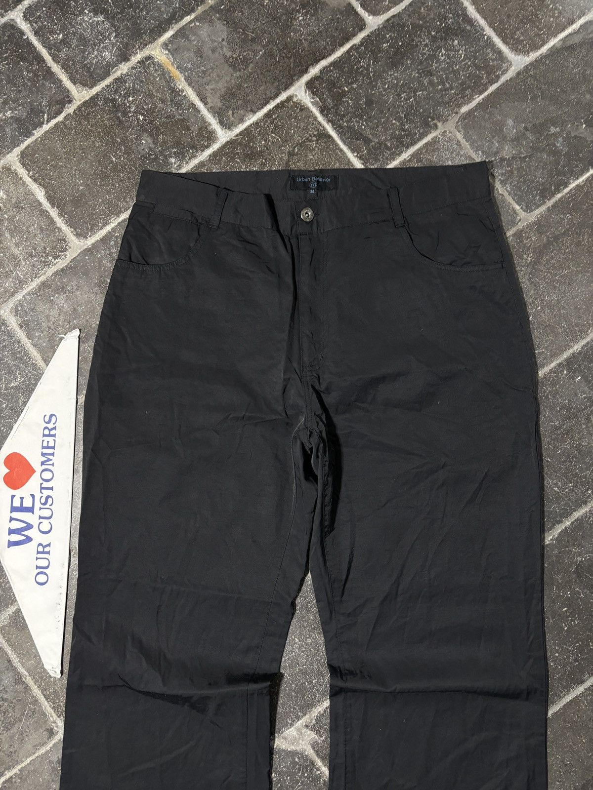 Urban Behavior Vintage Nylon Pants Y2K Urban Behavior Mens Prada Waxed 90s Size US 33 - 6 Thumbnail