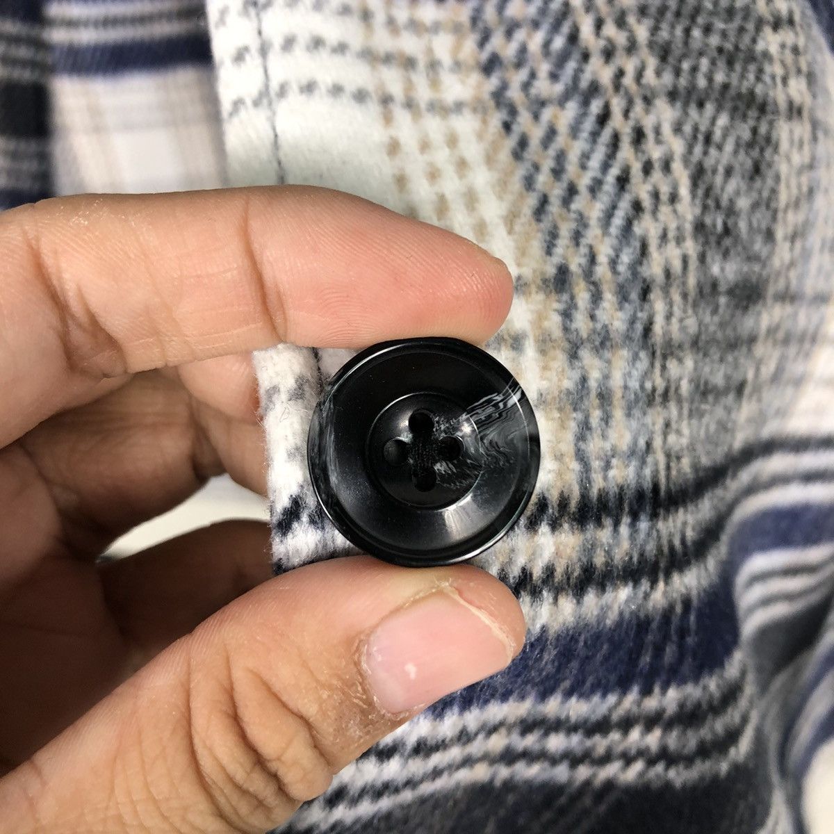 Japanese Brand 📌Vintage Flannel Jacket Wool Divided Tartan Issey Miyake Size US M / EU 48-50 / 2 - 17 Thumbnail